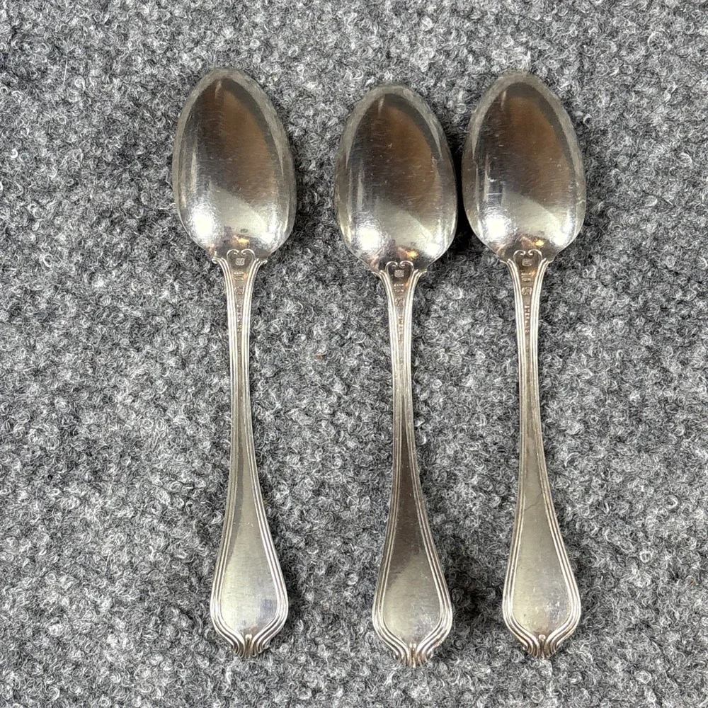 Towle Paul Revere Sterling Silver Teaspoons Set of 3 No Monogram 1906 Pattern